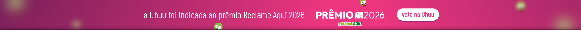 A Uhuu foi indicada ao prêmio Reclame Aqui 2026. Vote na Uhuu.